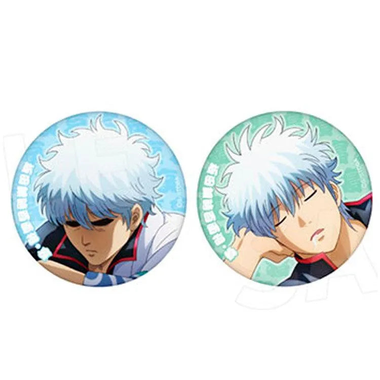 Gintama Anime Merch - Gintoki Sakata Matte Can Badge Collection (1 Random) - Doki Doki Land