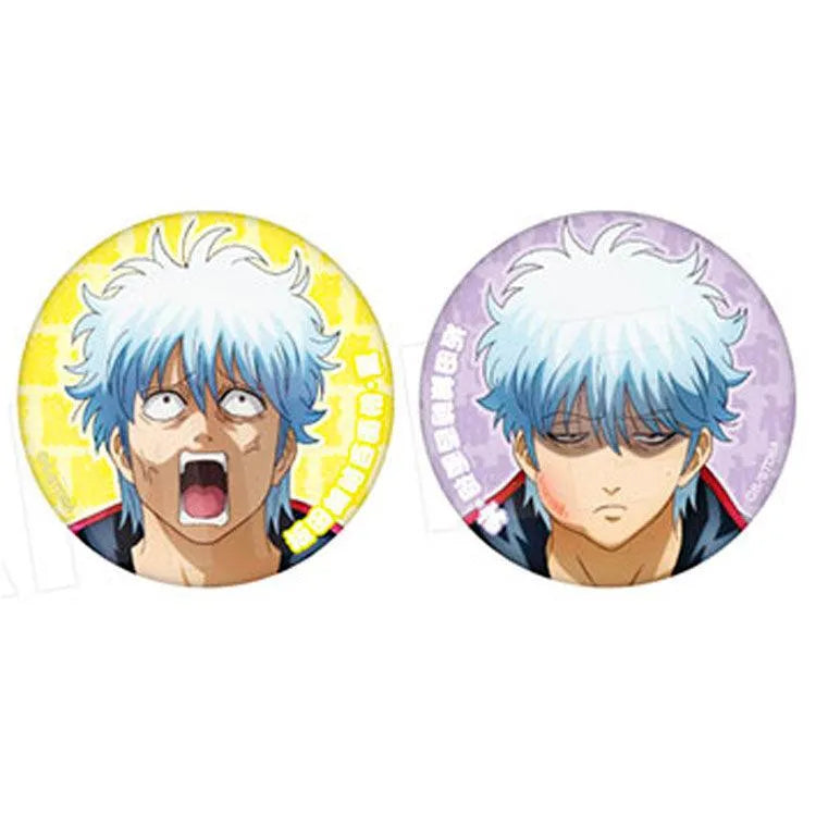 Gintama Anime Merch - Gintoki Sakata Matte Can Badge Collection (1 Random) - Doki Doki Land