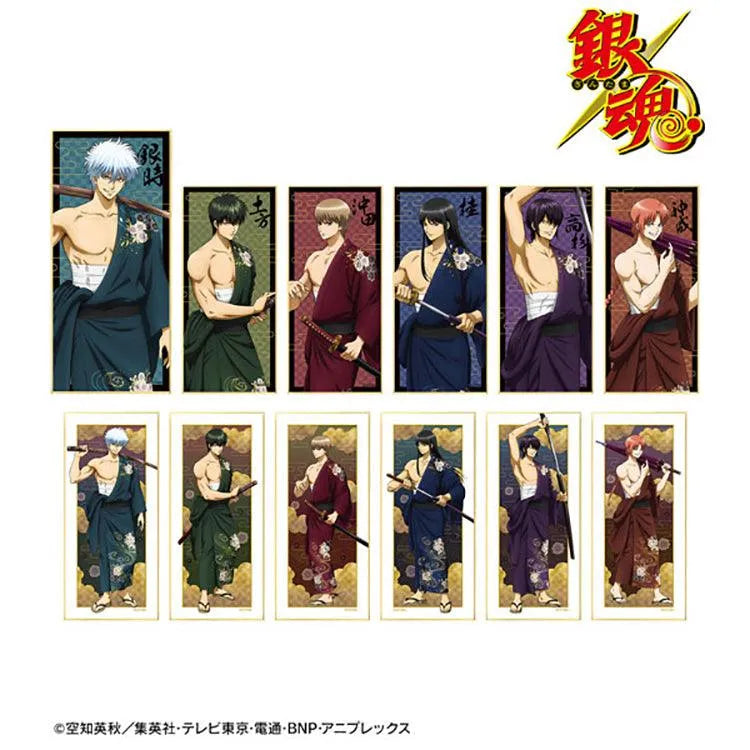 Gintama Anime Merch - Shikishi Art Board New Illustration Japanese Sarashi Outfit Ver. (1 Random) - Doki Doki Land