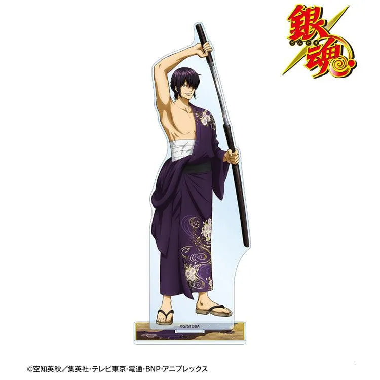Gintama Anime Merch - Shinsuke Takasugi Japanese Sarashi Outfit ver. BIG Acrylic Stand - Doki Doki Land