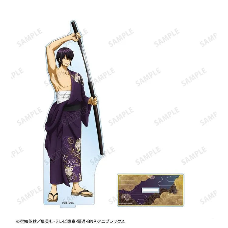 Gintama Anime Merch - Shinsuke Takasugi Japanese Sarashi Outfit ver. BIG Acrylic Stand - Doki Doki Land