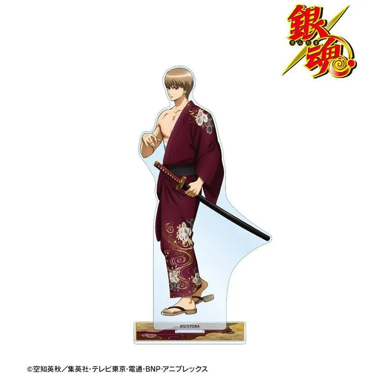 Gintama Anime Merch - Sougo Okita Japanese Sarashi Outfit ver. BIG Acrylic Stand - Doki Doki Land
