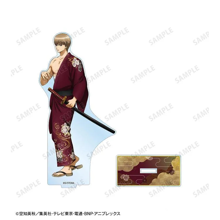 Gintama Anime Merch - Sougo Okita Japanese Sarashi Outfit ver. BIG Acrylic Stand - Doki Doki Land