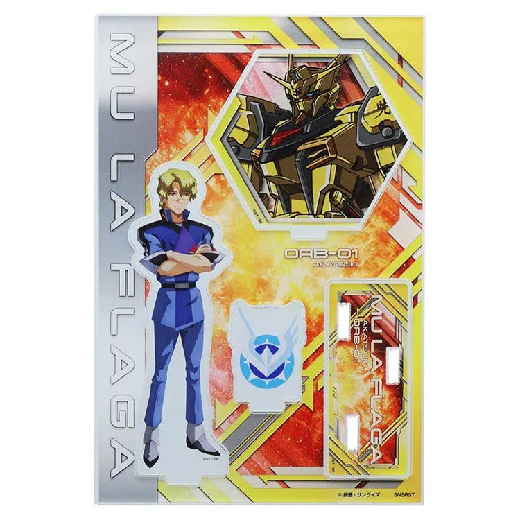 Gundam Anime Merch - Mu La Flaga & Akatsuki Gundam Acrylic Stand - Doki Doki Land