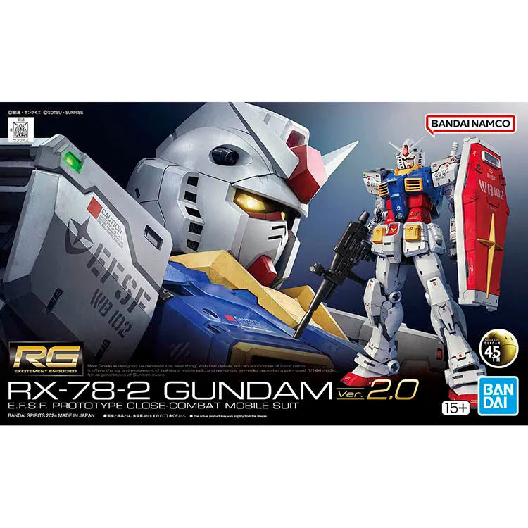 Gundam Model Kit - RG #40 RX-78-2 Ver.2.0 1/144