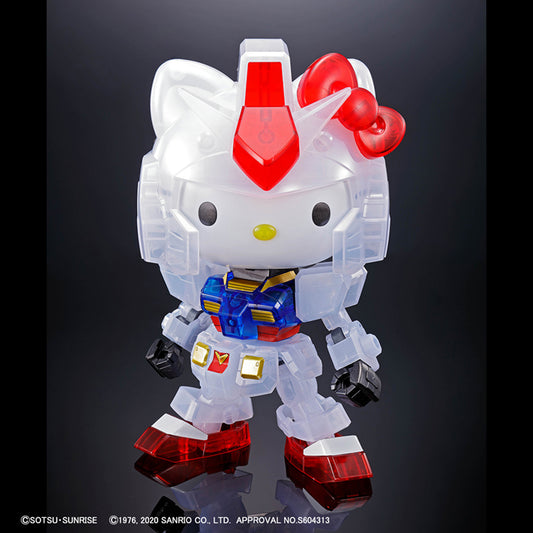 “Gundam" Model Kit - Hello Kitty/RX-78-2 Gundam SD (Clear Color)