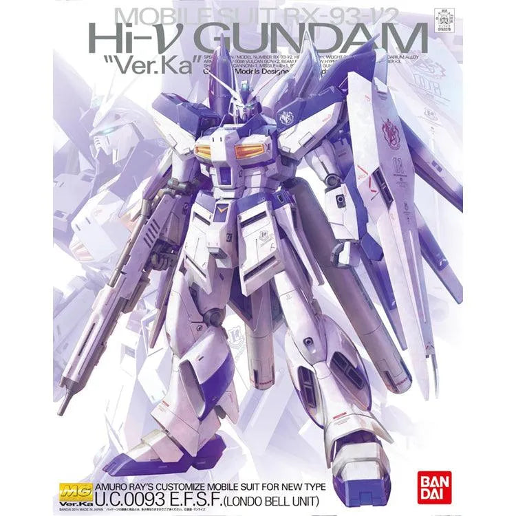 Gundam Model Kit - MG Hi Nu Ver.Ka 1/100 - Doki Doki Land