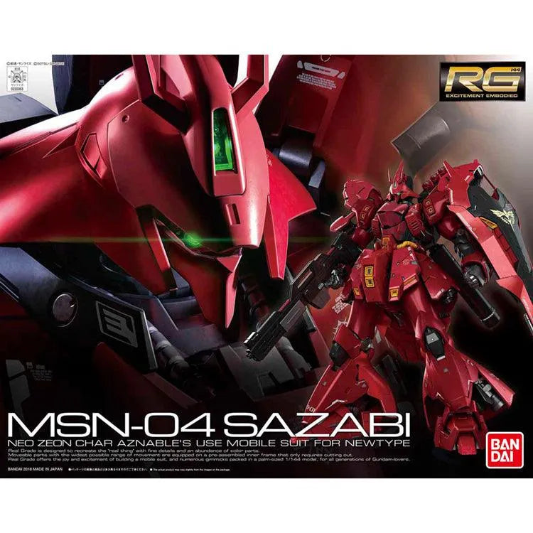 Gundam Model Kit - RG #29 Sazabi 1/144 - Doki Doki Land