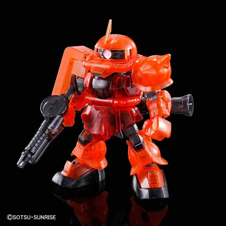 “Gundam" Model Kit - SDCS Char Exclusive Zaku II (Clear Color)