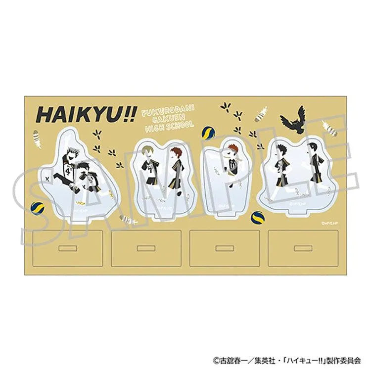 Haikyu!! Anime Merch - Acrylic Diorama Fukurodani Academy High School Yuru Pallet - Doki Doki Land