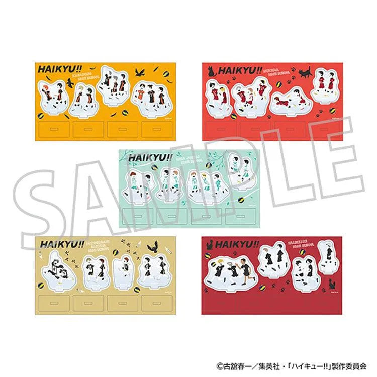 Haikyu!! Anime Merch - Acrylic Diorama Karasuno High School Yuru Pallet - Doki Doki Land