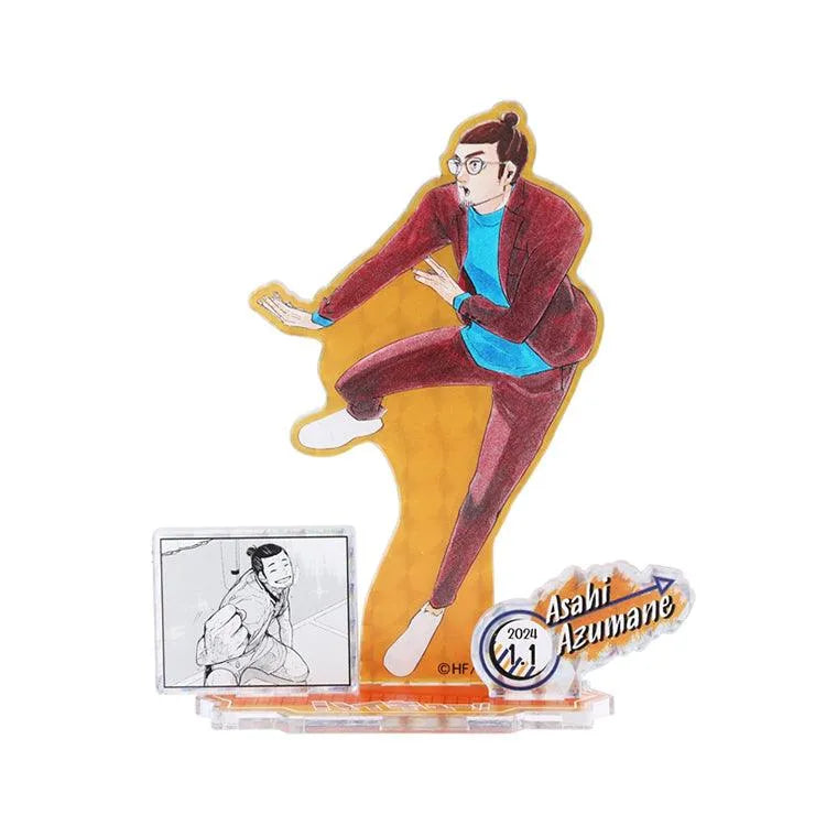 “Haikyu!!" Anime Merch - Asahi Tomine Birthday Famous Scene Diorama Figure~SHINING~