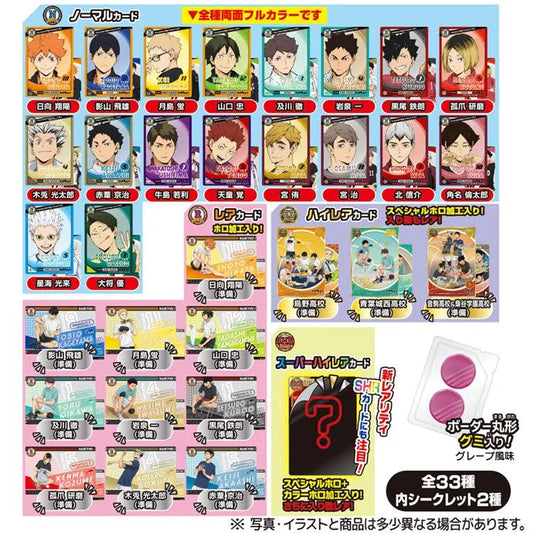 Haikyu!! Anime Merch - Charactible Card Gummy - Doki Doki Land