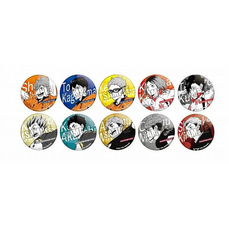 Haikyu!! Anime Merch - Color Palette Jump Trading Can Badge (1 Random) - Doki Doki Land
