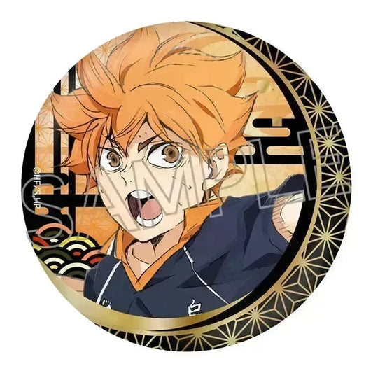 Haikyu!! Cutout Picture Series Vol.5 Foil Stamping Japanese Paper Can Badge