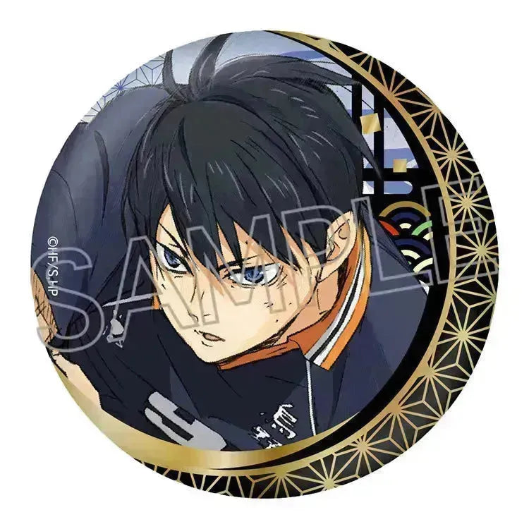 Haikyu!! Cutout Picture Series Vol.5 Foil Stamping Japanese Paper Can Badge