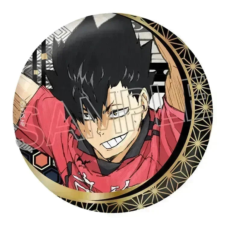 Haikyu!! Cutout Picture Series Vol.5 Foil Stamping Japanese Paper Can Badge