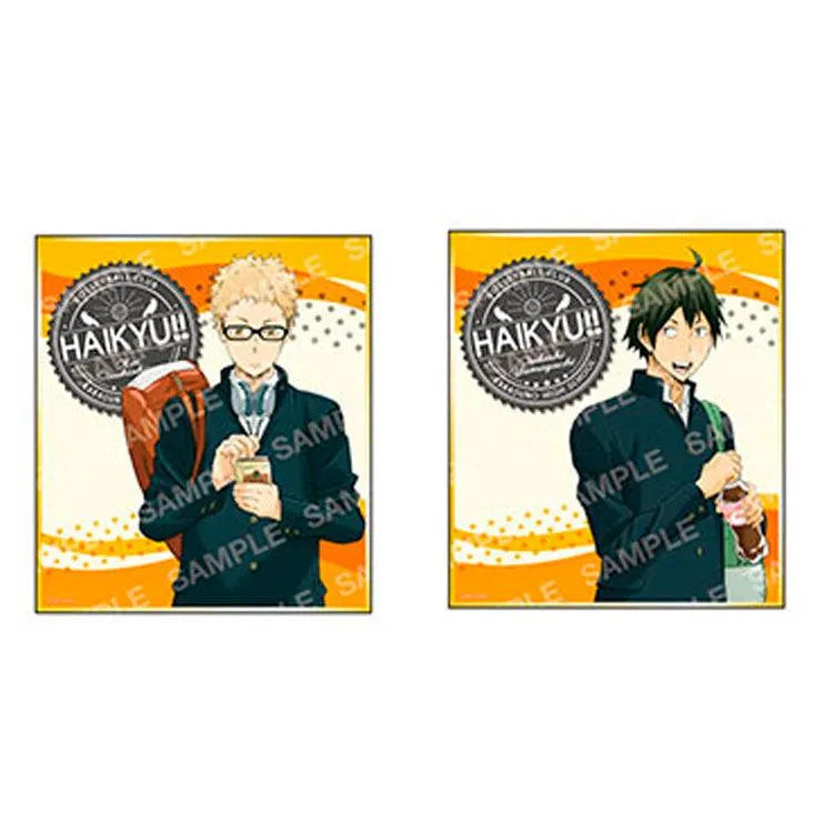Haikyu!! Anime Merch - Drink Copyright Illustration Mini Shikishi Collection (1 Random) - Doki Doki Land