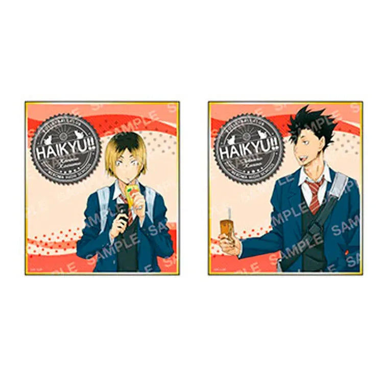 Haikyu!! Anime Merch - Drink Copyright Illustration Mini Shikishi Collection (1 Random) - Doki Doki Land