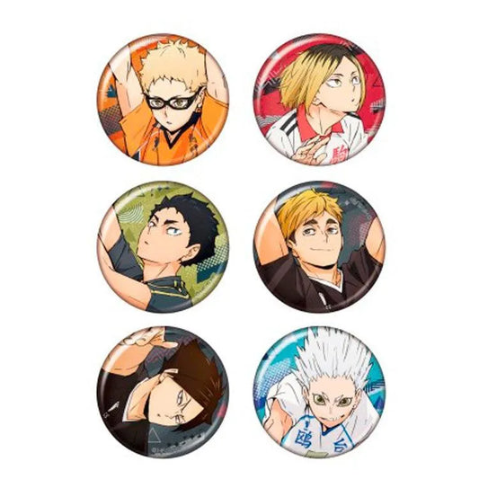 Haikyu!! Anime Merch - Glitter Can Badge (1 Random) - Doki Doki Land
