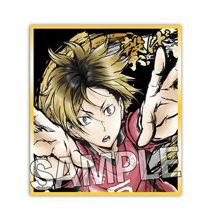 Haikyu!! Anime Merch - Heated Match!! Glitter Shikishi - Doki Doki Land