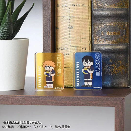 Haikyu!! Anime Merch - Jirori Trading Acrylic Block -Karasuno Ver.- - Doki Doki Land