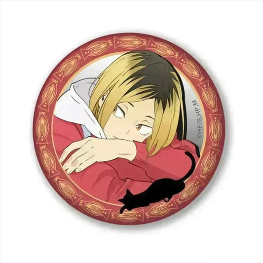 Haikyu! Anime Merch - Kenma Kozume Sparkling Tin Badge - Doki Doki Land