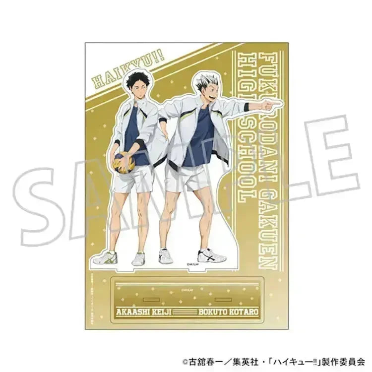 Haikyu! Anime Merch - Kotaro Bokuto / Keiji Akaashi Acrylic Stand
