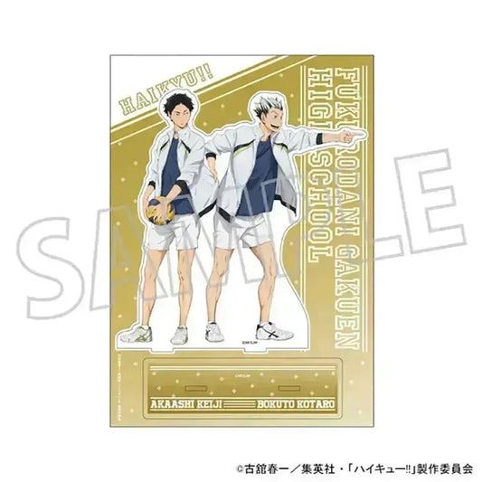 Haikyu! Anime Merch - Kotaro Bokuto / Keiji Akaashi Acrylic Stand