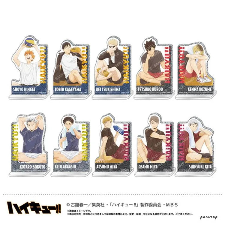 Haikyu!! Anime Merch - Mini Glitter Acrylic Stand (1 Random) - Doki Doki Land