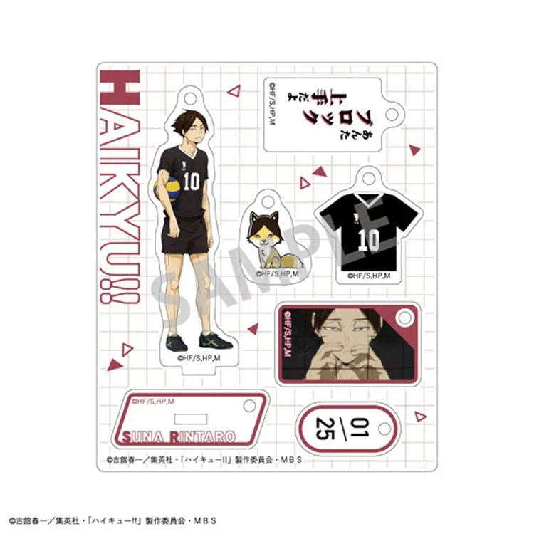 Haikyu!! Anime Merch - Trading Acrylic Stand Charm Vol.1 (1 Random) - Doki Doki Land