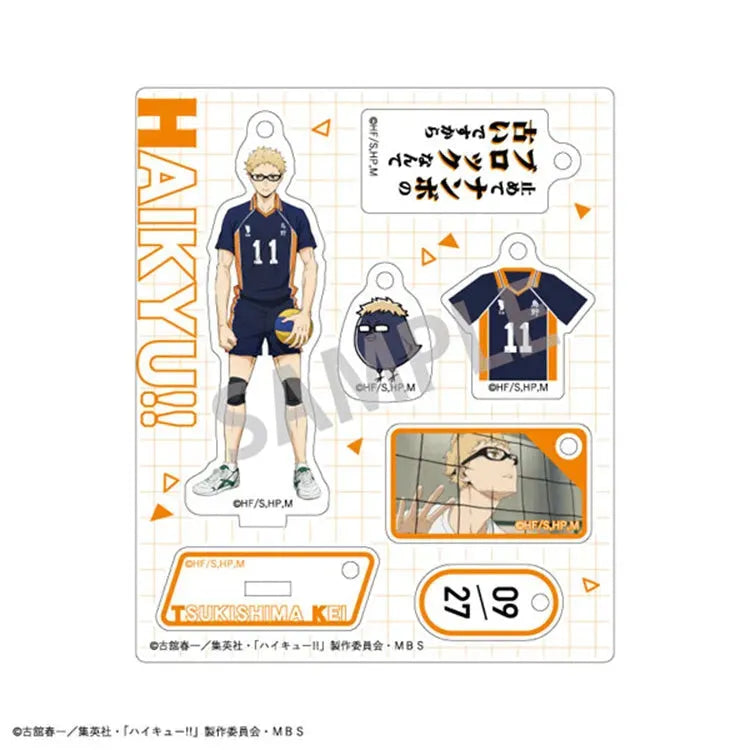 Haikyu!! Anime Merch - Trading Acrylic Stand Charm Vol.1 (1 Random) - Doki Doki Land