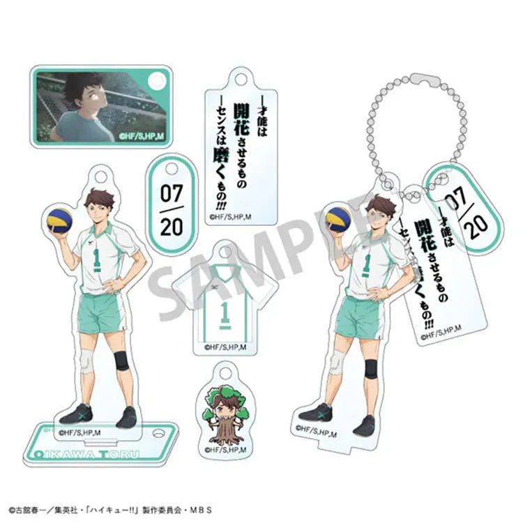 Haikyu!! Anime Merch - Trading Acrylic Stand Charm Vol.1 (1 Random) - Doki Doki Land