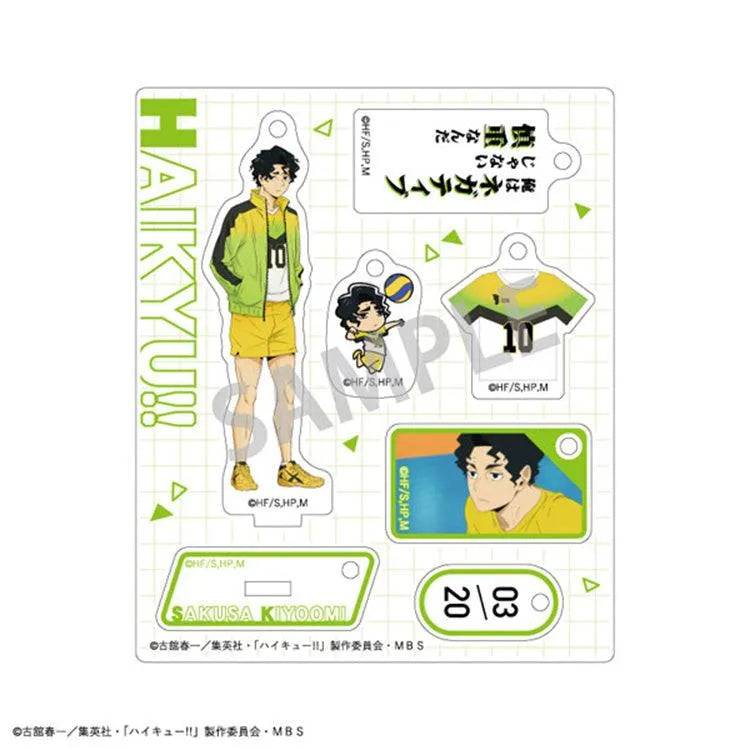 Haikyu!! Anime Merch - Trading Acrylic Stand Charm vol.2 (1 Random) - Doki Doki Land