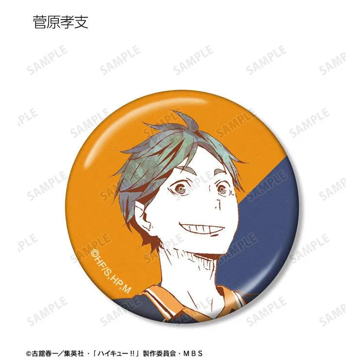 Haikyu!! Anime Merch - Trading Ani-Art Vol.1 Metallic Can Badge Ver. A (1 Random) - Doki Doki Land