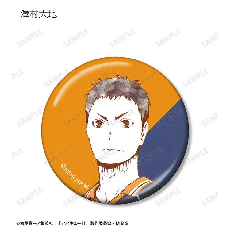 Haikyu!! Anime Merch - Trading Ani-Art Vol.1 Metallic Can Badge Ver. A (1 Random) - Doki Doki Land