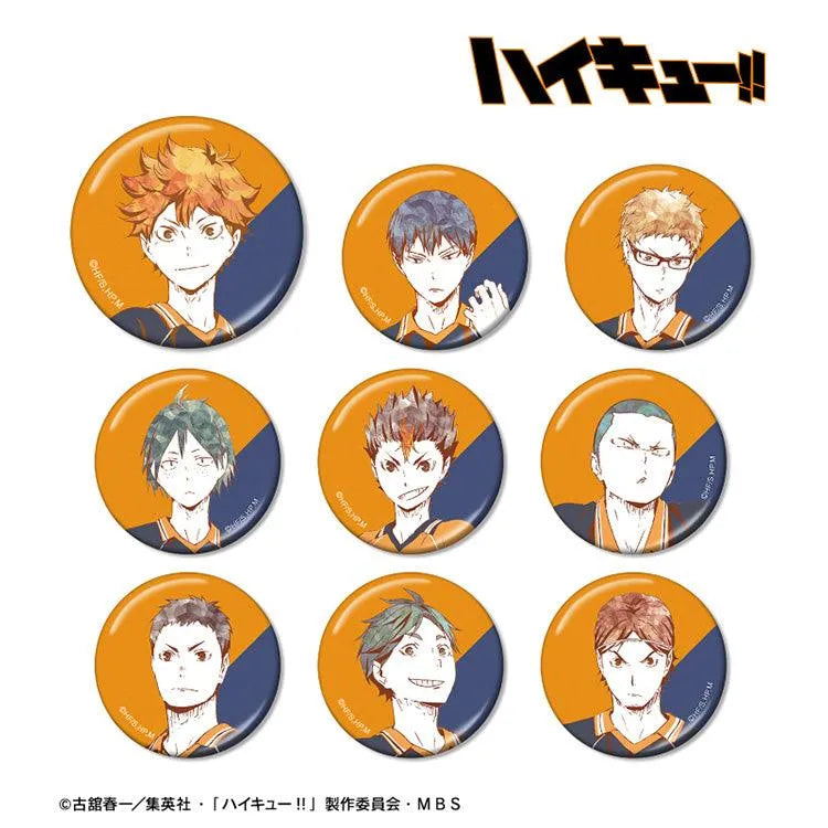 Haikyu!! Anime Merch - Trading Ani-Art Vol.1 Metallic Can Badge Ver. A (1 Random) - Doki Doki Land