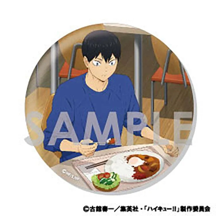 Haikyu!! Anime Merch - Trading Big Can Badge -Let's eat!- (1 Random) - Doki Doki Land
