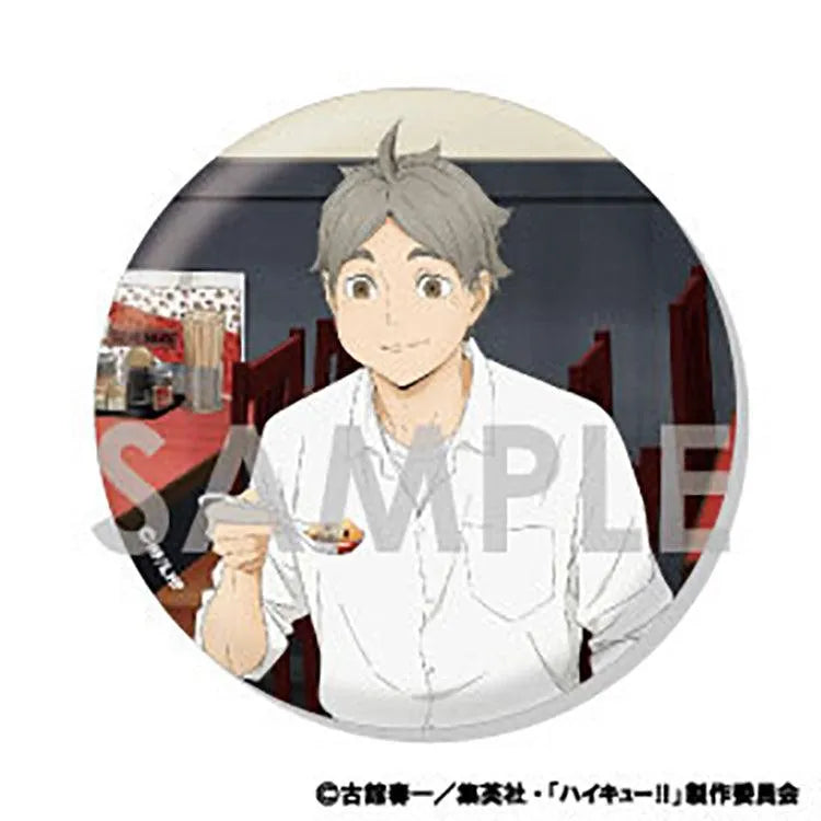 Haikyu!! Anime Merch - Trading Big Can Badge -Let's eat!- (1 Random) - Doki Doki Land