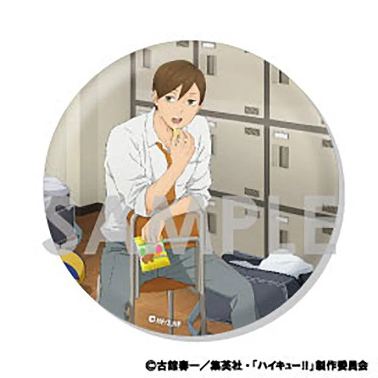 Haikyu!! Anime Merch - Trading Big Can Badge -Let's eat!- (1 Random) - Doki Doki Land