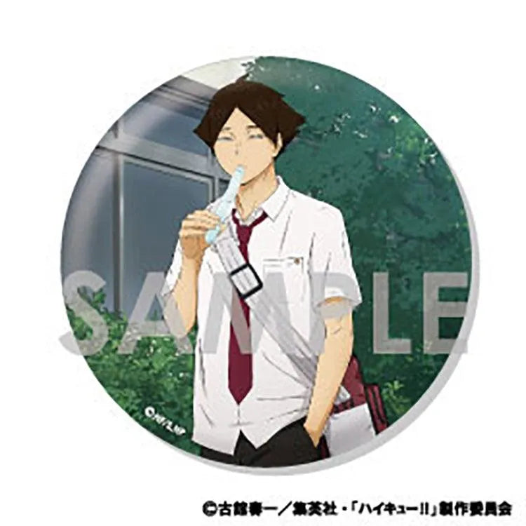 Haikyu!! Anime Merch - Trading Big Can Badge -Let's eat!- (1 Random) - Doki Doki Land