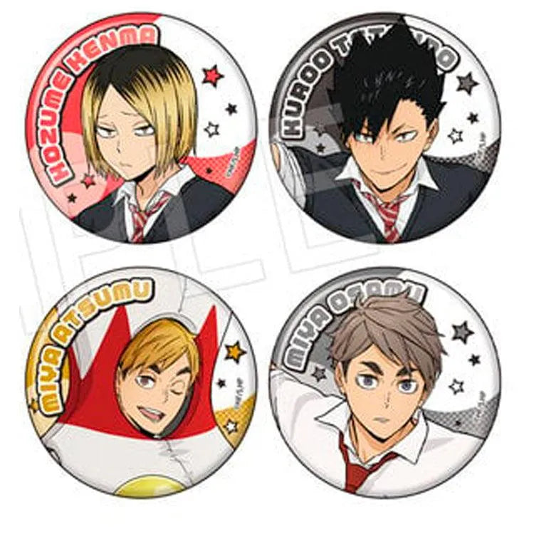 Haikyu!! Anime Merch - Trading Can Badge ROUND1 Collaboration Ver.(1 Random) - Doki Doki Land