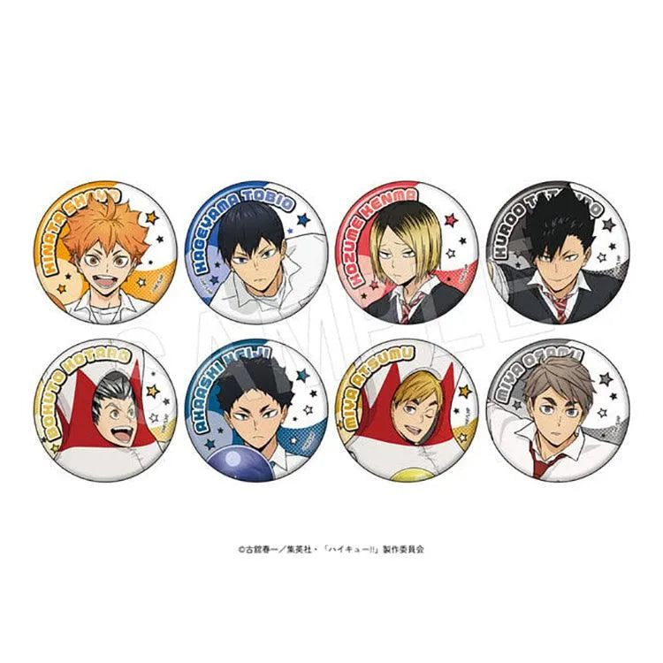 Haikyu!! Anime Merch - Trading Can Badge ROUND1 Collaboration Ver.(1 Random) - Doki Doki Land