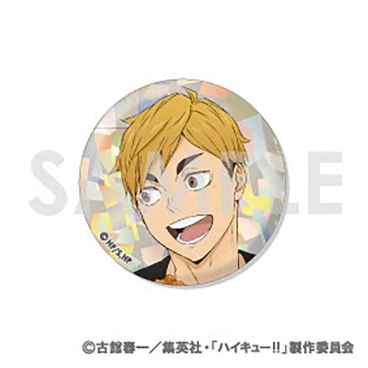 Haikyu!! Anime Merch - Trading Hologram Can Badge -Let's eat!- (1 Random) - Doki Doki Land