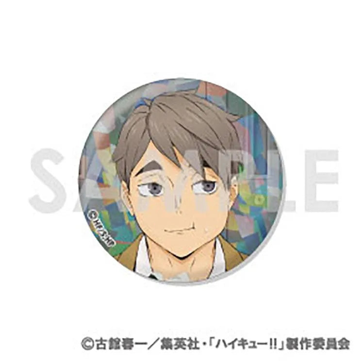Haikyu!! Anime Merch - Trading Hologram Can Badge -Let's eat!- (1 Random) - Doki Doki Land