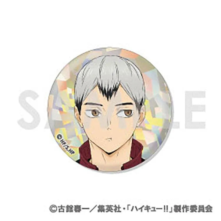 Haikyu!! Anime Merch - Trading Hologram Can Badge -Let's eat!- (1 Random) - Doki Doki Land