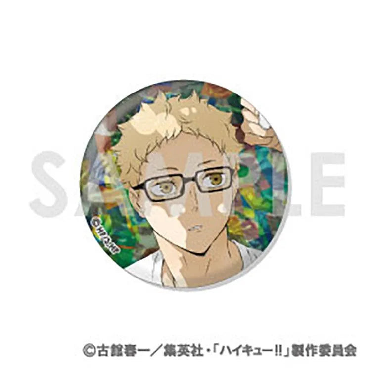 Haikyu!! Anime Merch - Trading Hologram Can Badge -Let's eat!- (1 Random) - Doki Doki Land