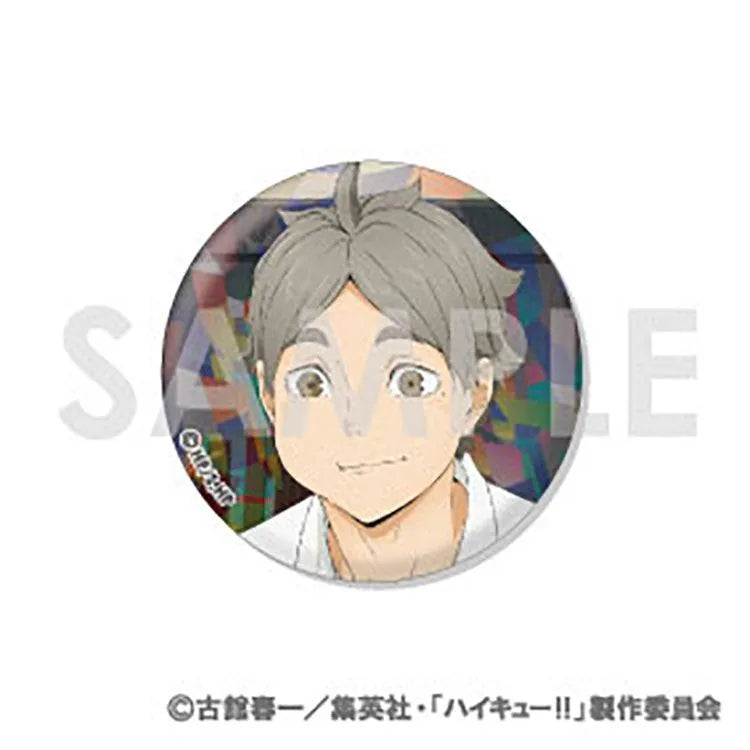 Haikyu!! Anime Merch - Trading Hologram Can Badge -Let's eat!- (1 Random) - Doki Doki Land