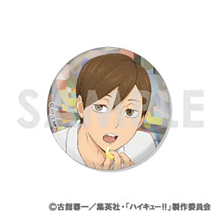 Haikyu!! Anime Merch - Trading Hologram Can Badge -Let's eat!- (1 Random) - Doki Doki Land