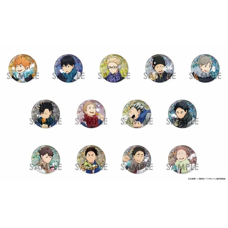 Haikyu!! Hologram Trading Can Badge ~Autumn & Winter~ Ver.